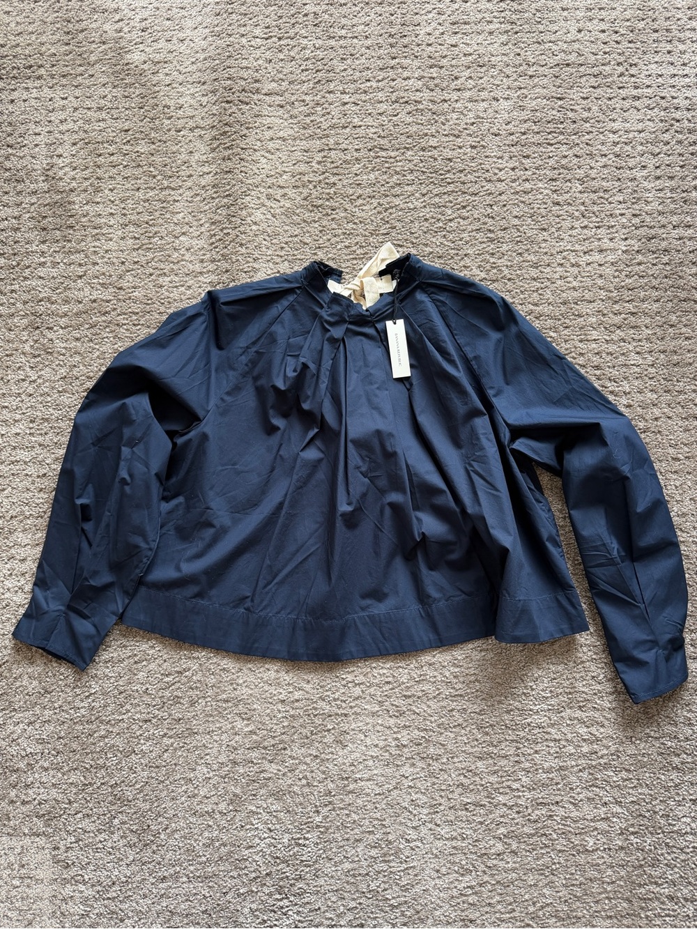 Banana Republic COTTON POPLIN TIE-BACK TOP